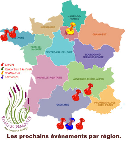 Carte par région