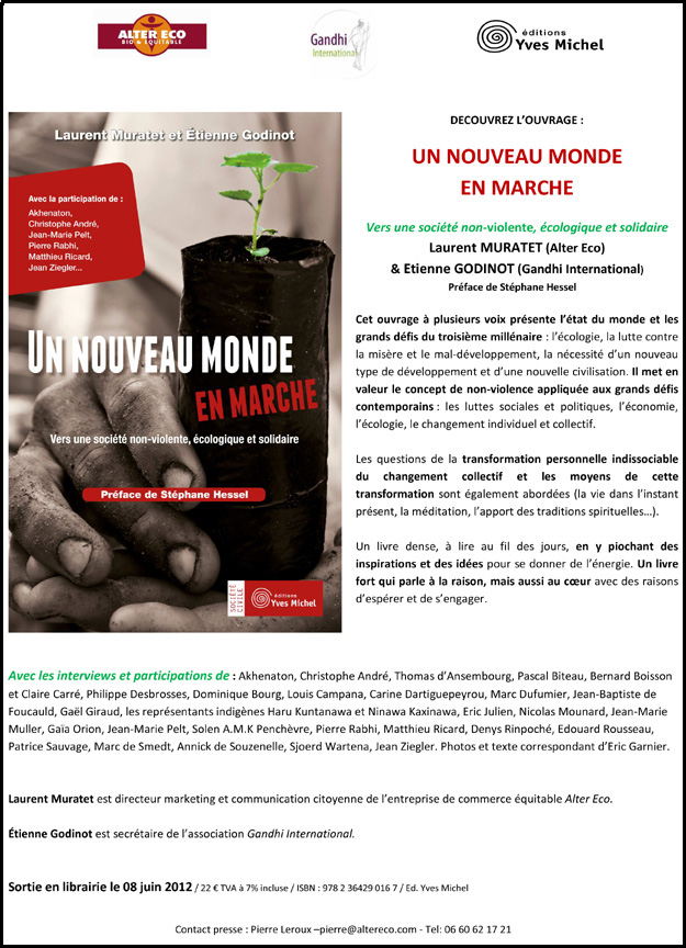 Un Nouveau Monde en Marche: Communiqu� de
Presse